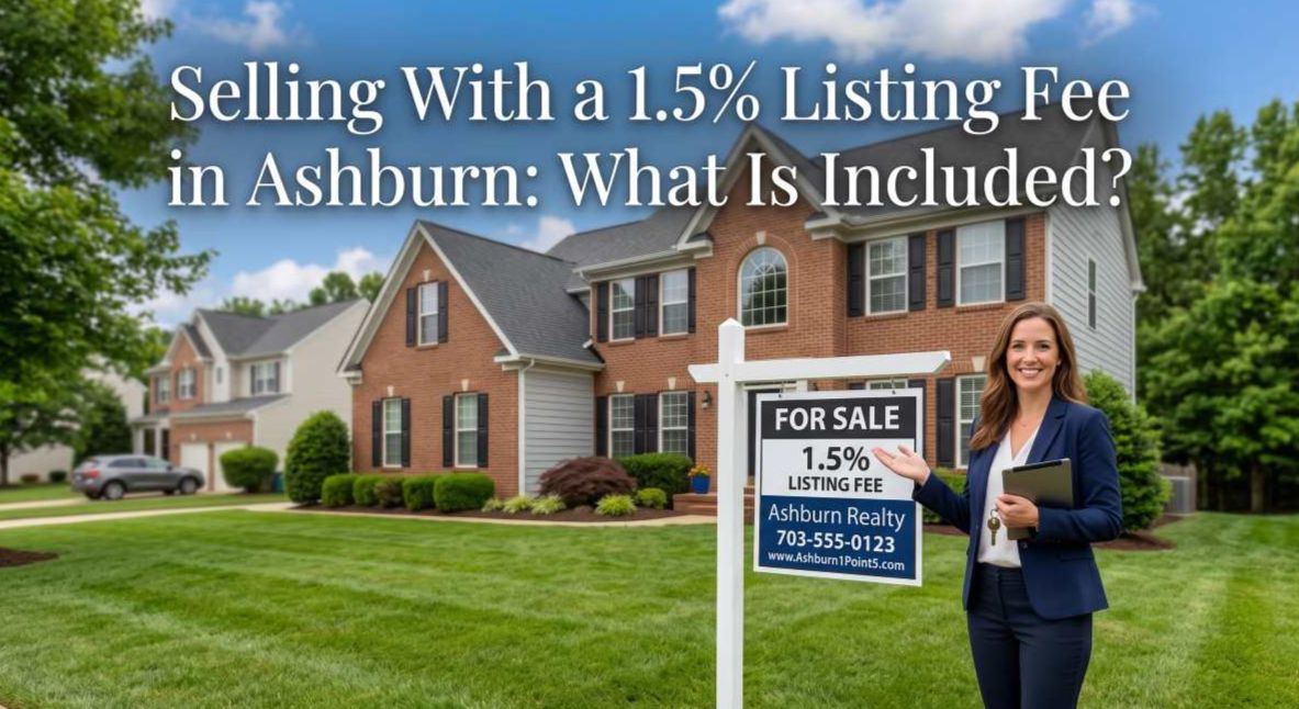 Selling With a 1.5% Listing Fee in Ashburn: What Is Included?