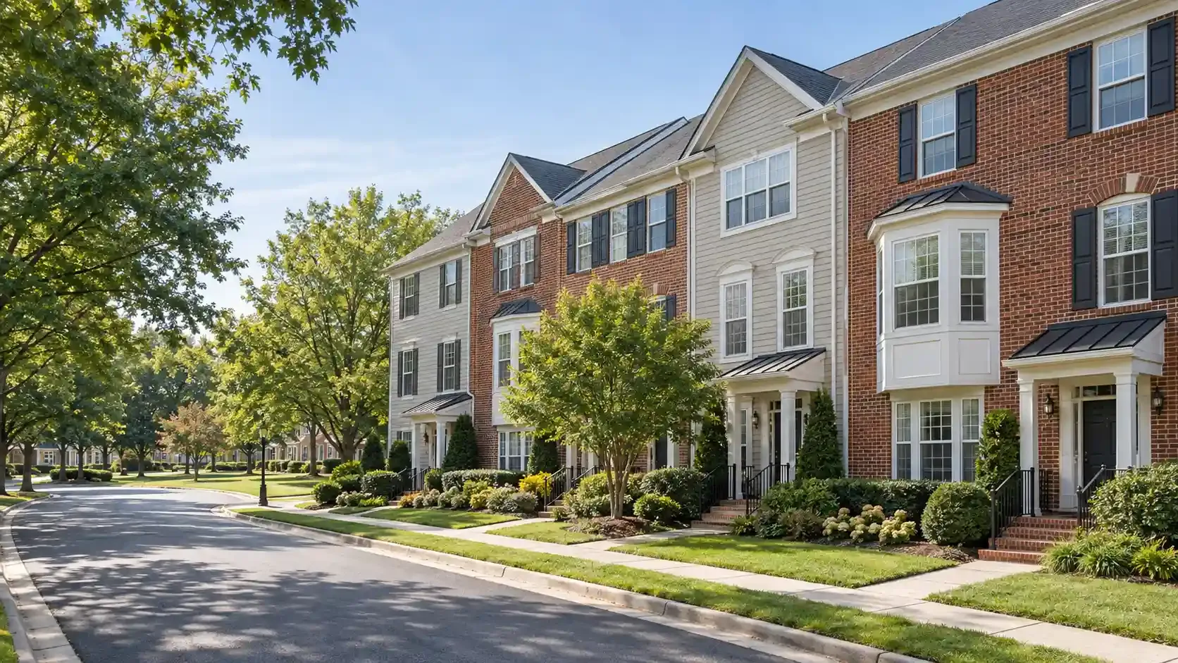 Seneca Ridge Sterling VA single-family homes and townhomes off Route 7 in eastern Loudoun
