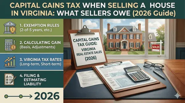 How Much Capital Gains Tax Do You Owe When Selling a House in Virginia?