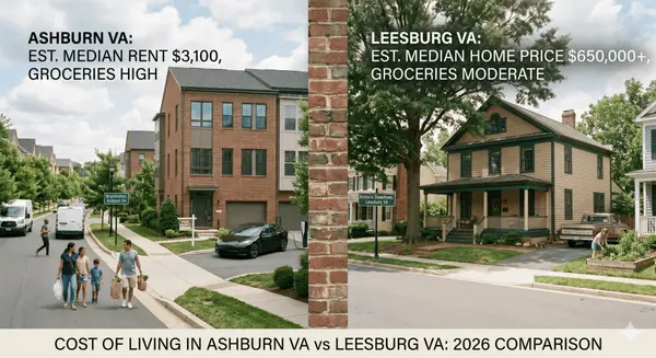 Cost of Living in Ashburn VA vs Leesburg VA โ 2026 Comparison,Saad Jamil