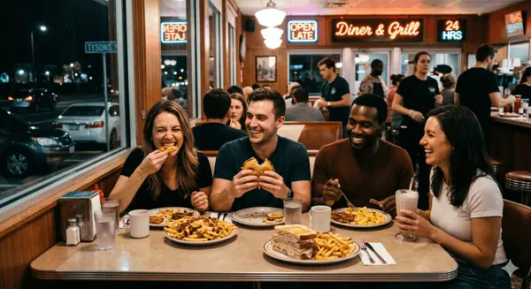 Best Late-Night Food Spots in NoVA: Where to Eat After 10 PM,Saad Jamil
