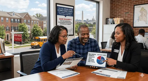 1.5% Full-Service Listing in Prince George's County MD: What's Included & How Much You Save