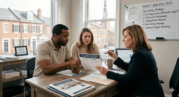 Why Your Alexandria Home Isn't Selling (and How to Re-List Successfully)