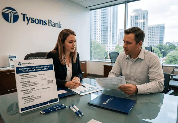 Tysons Bank Home Equity Line of Credit: HELOC Terms, Draw Periods, and Borrower Tips,Saad Jamil