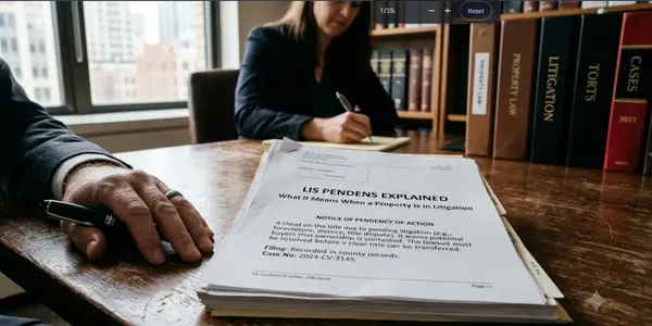 Lis Pendens Explained: What It Means When a Property Is in Litigation
