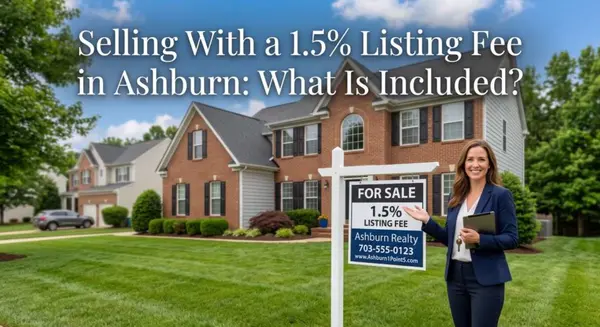 Selling With a 1.5% Listing Fee in Ashburn: What Is Included?