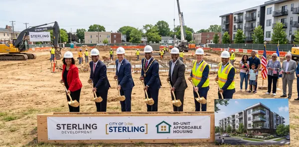 Sterling Breaks Ground on New 80-Unit Affordable Housing Project