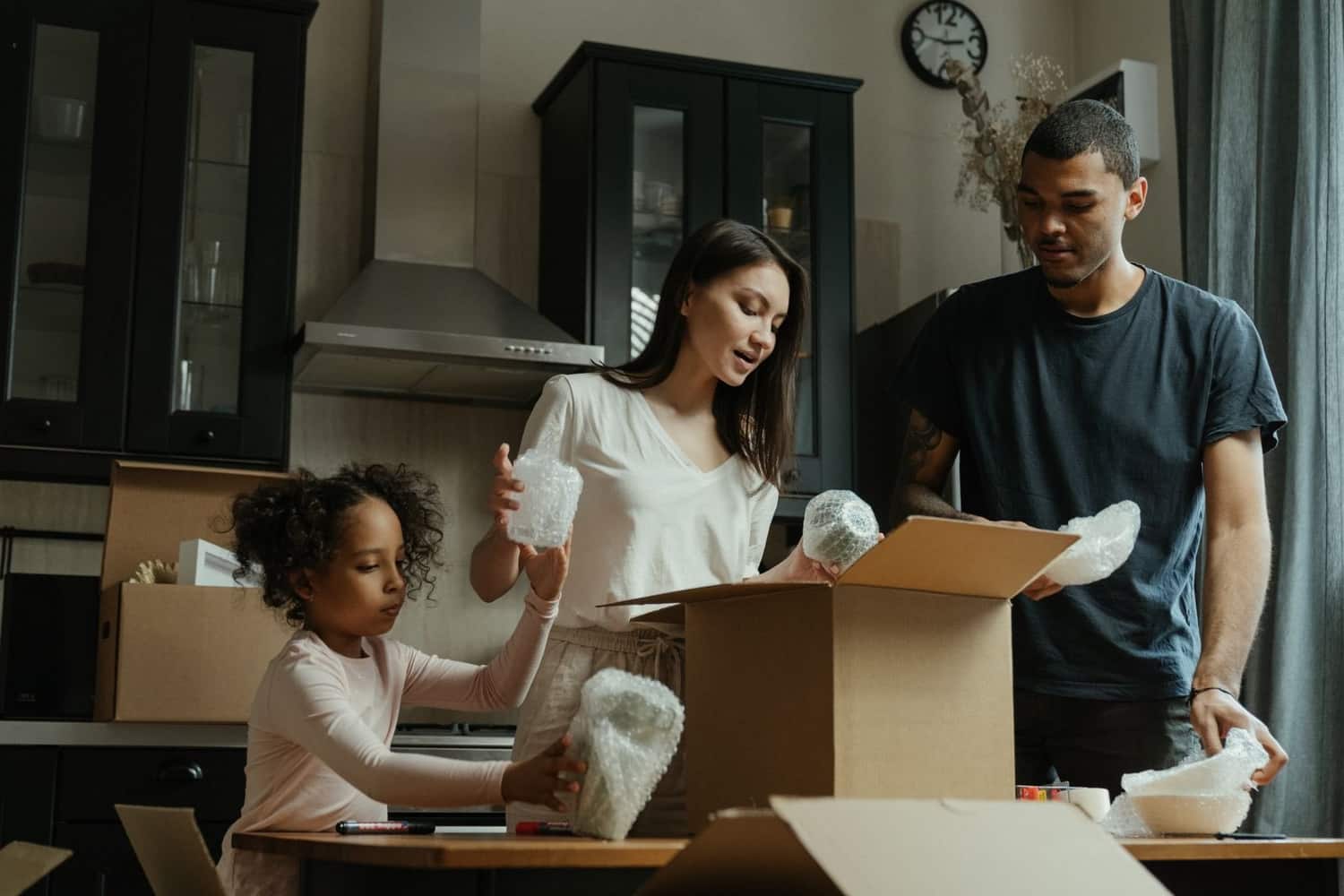 Family preparing for a move in Northern Virginia