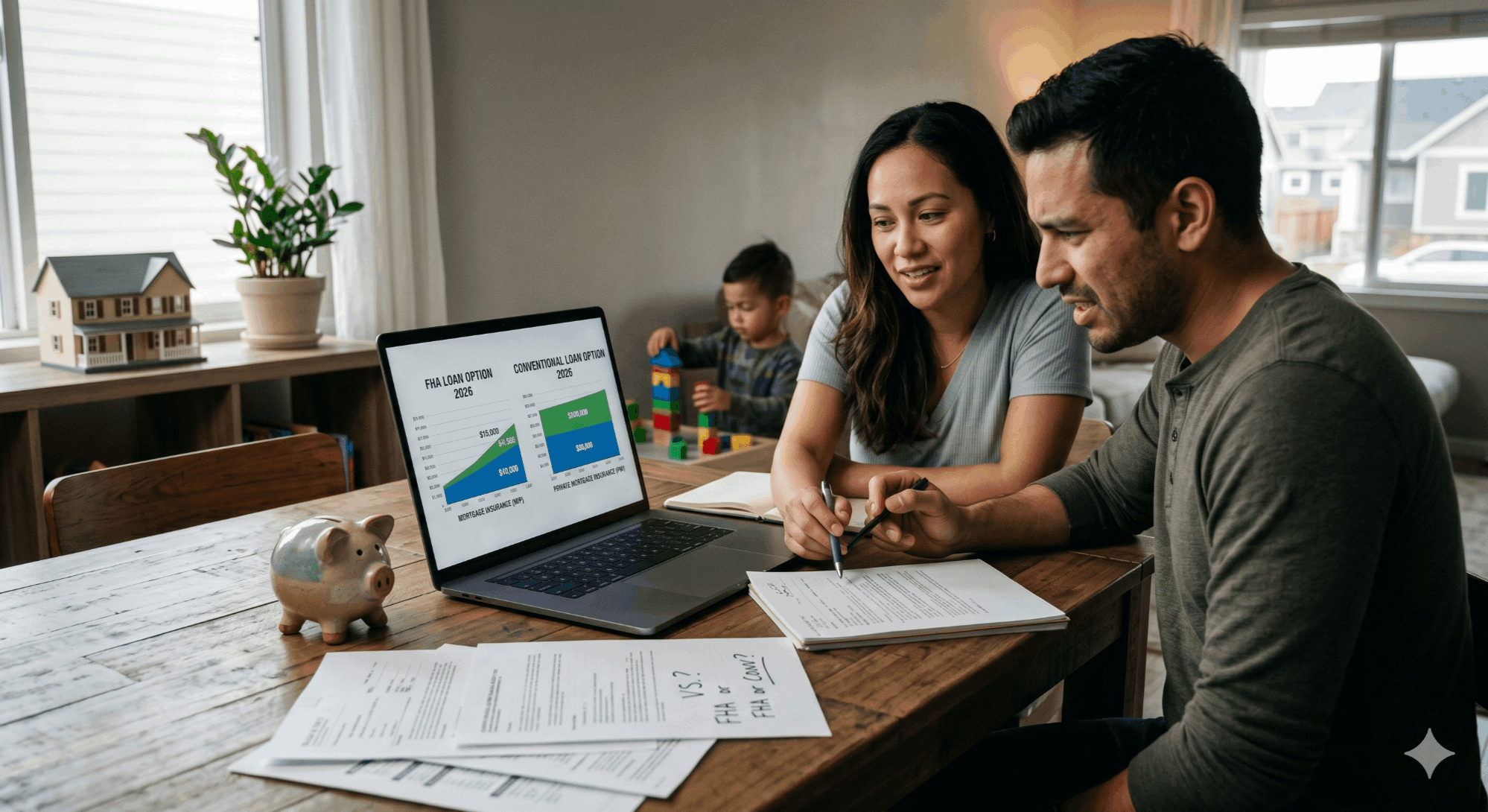 FHA vs Conventional Loan comparison guide for 2026 homebuyers in Northern Virginia, Maryland, and DC