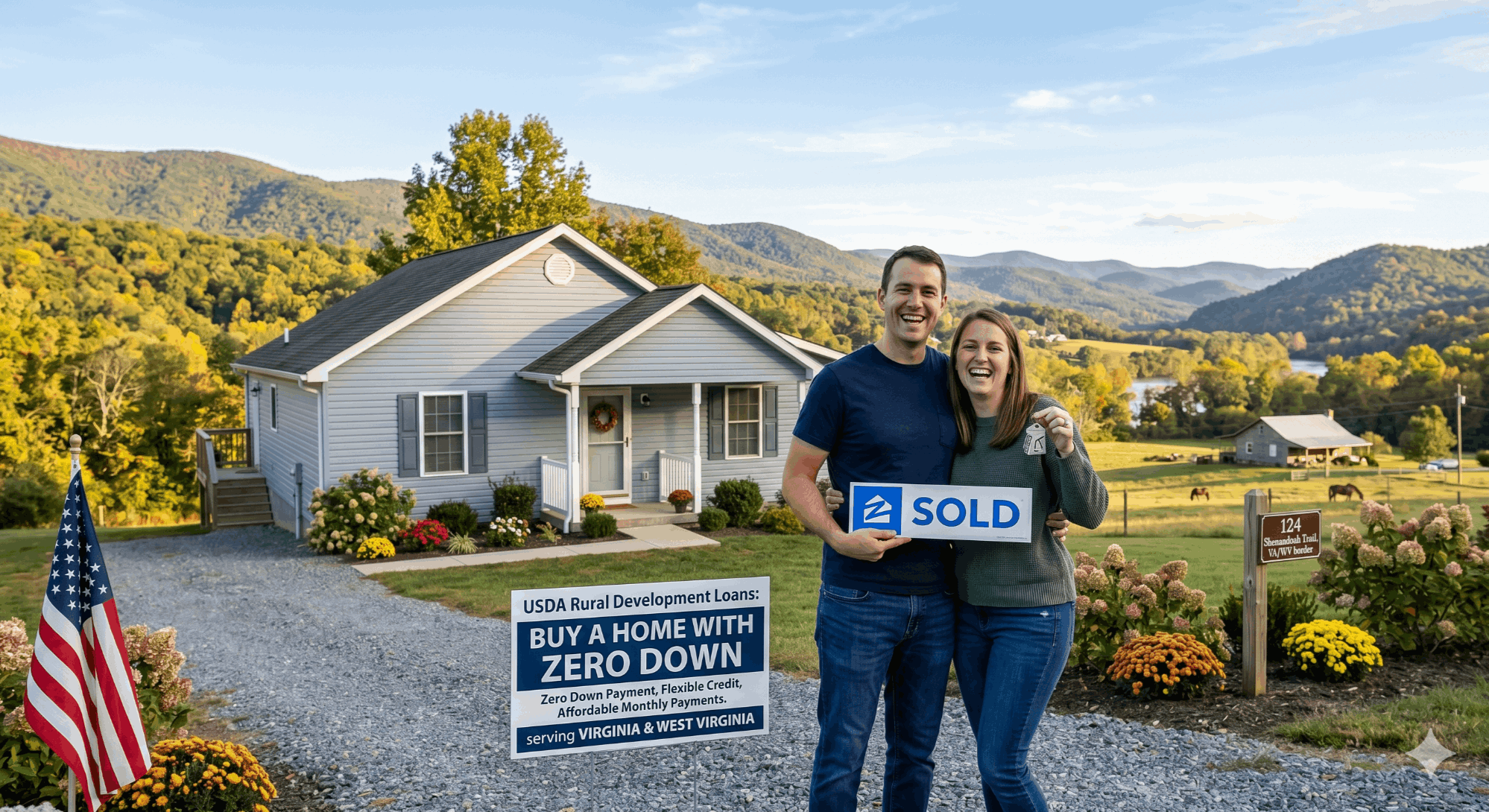 USDA Loans Virginia and West Virginia - Zero Down Home Financing