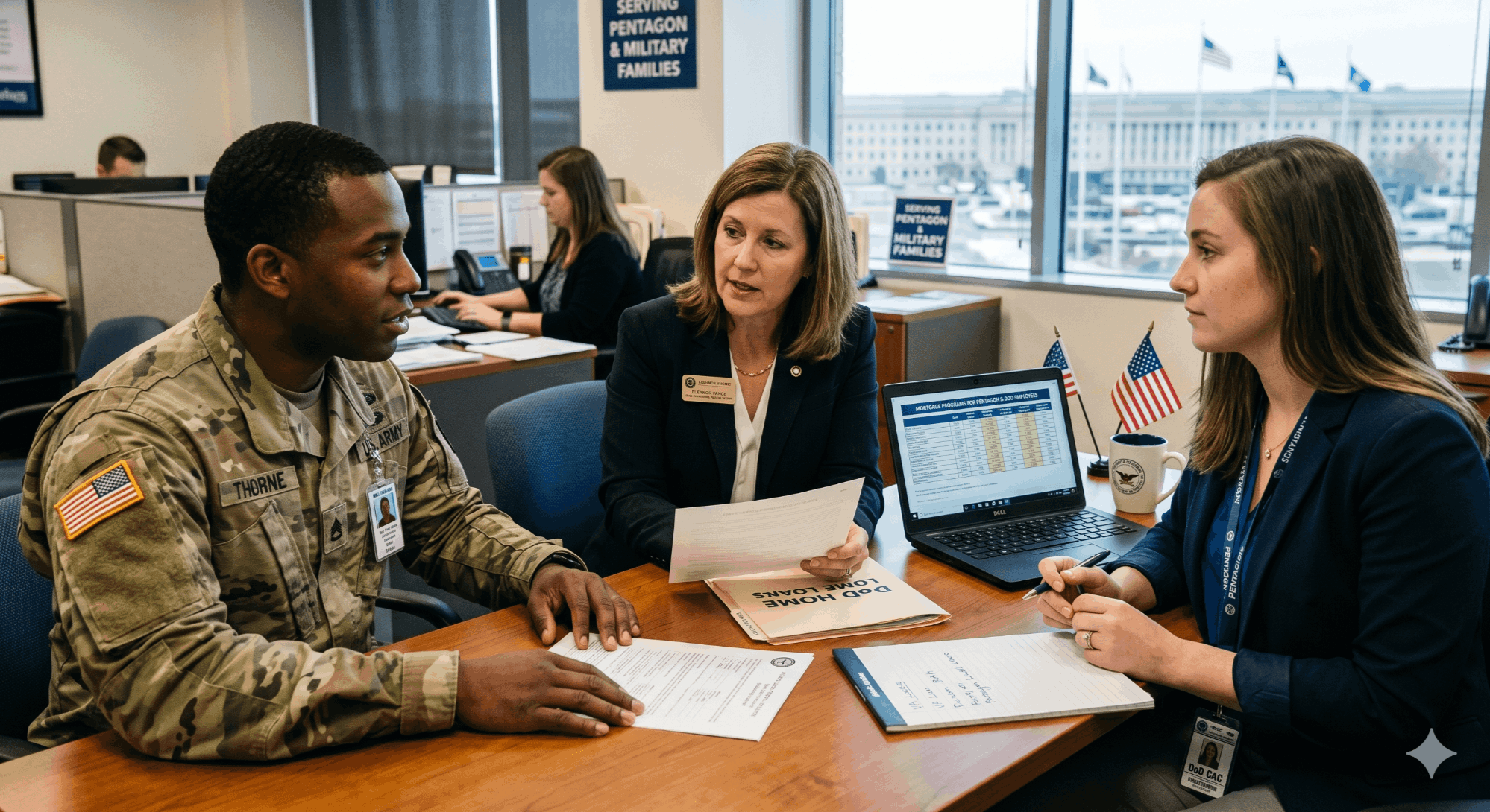 Mortgages for Pentagon and DoD employees in Northern Virginia