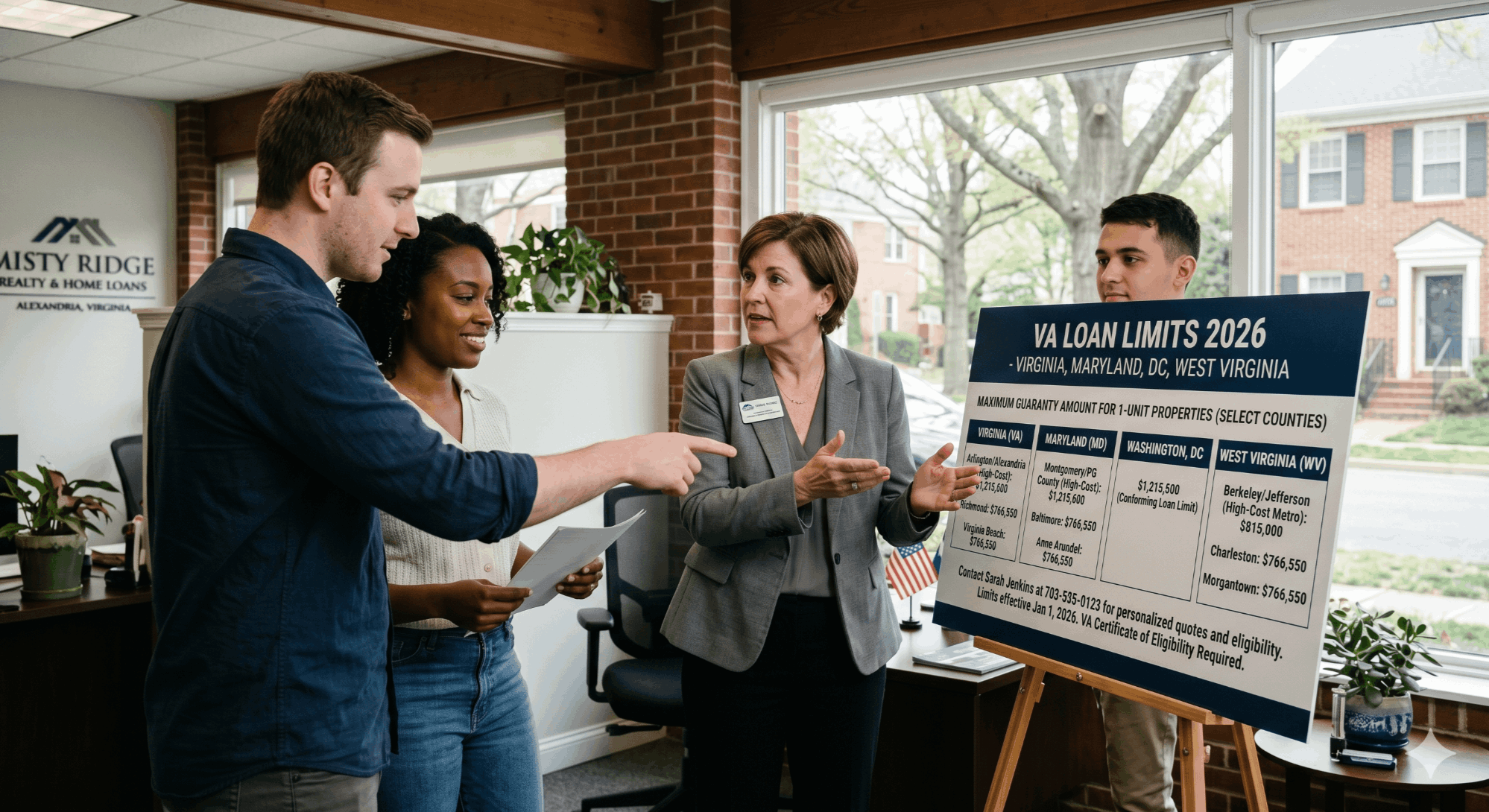 VA loan limits 2026 for Virginia, Maryland, DC, and West Virginia homebuyers