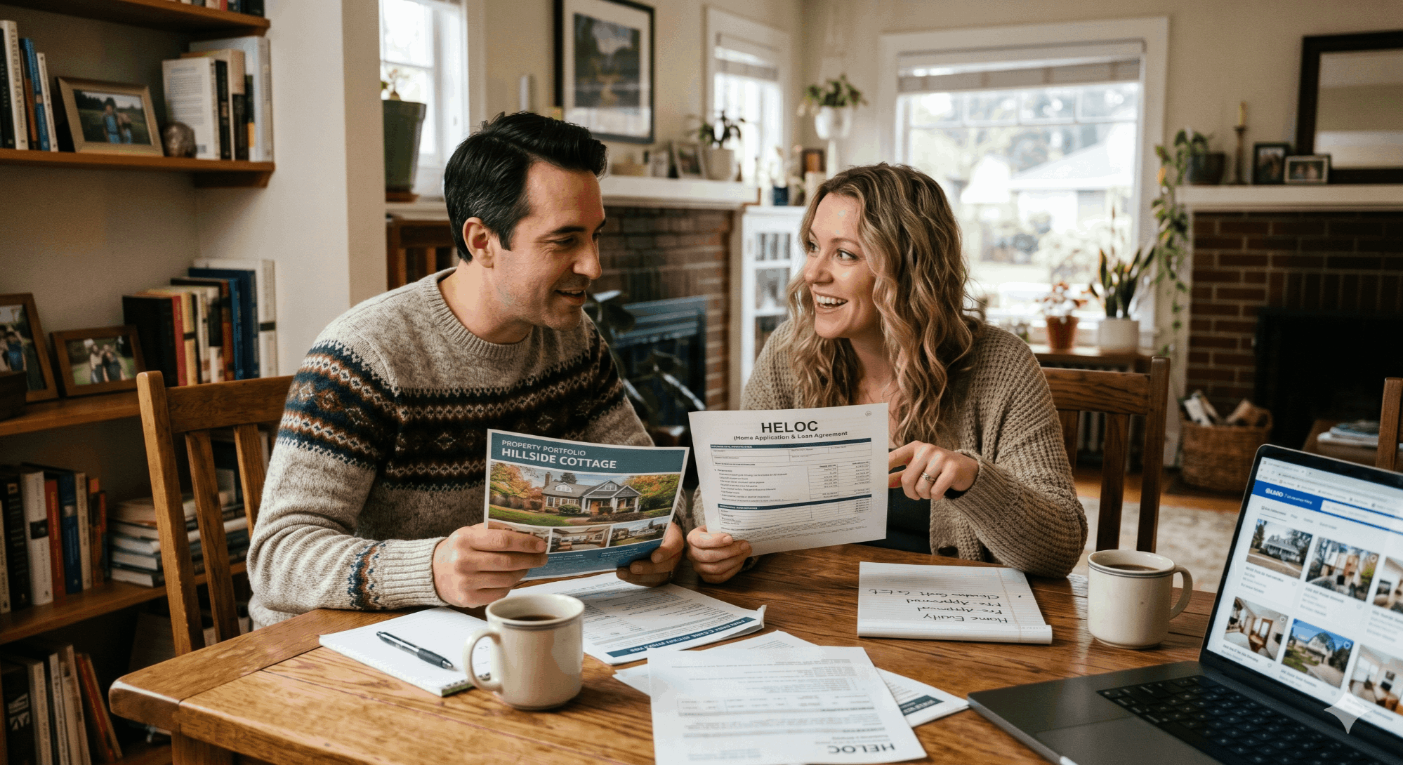 DMV homeowner reviewing home equity options to buy next home before selling current one