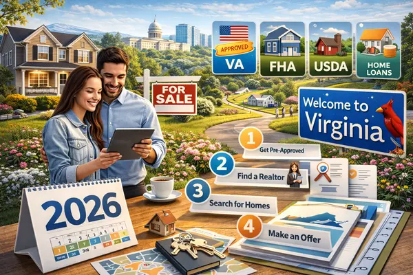 First-Time Homebuyer Guide for Virginia: Programs, Loans & Steps for 2026,Arslan Jamil