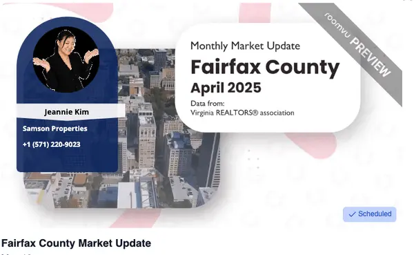 Fairfax County Market Update,Jeannie C. Kim
