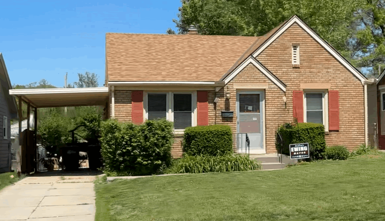Small brick ranch home in the Aksarben neighborhood of Omaha