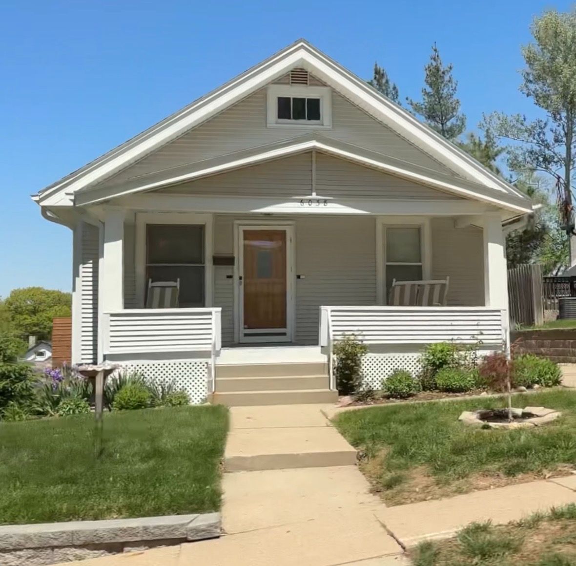 Craftsman bungalow home in the Aksarben neighborhood of Omaha