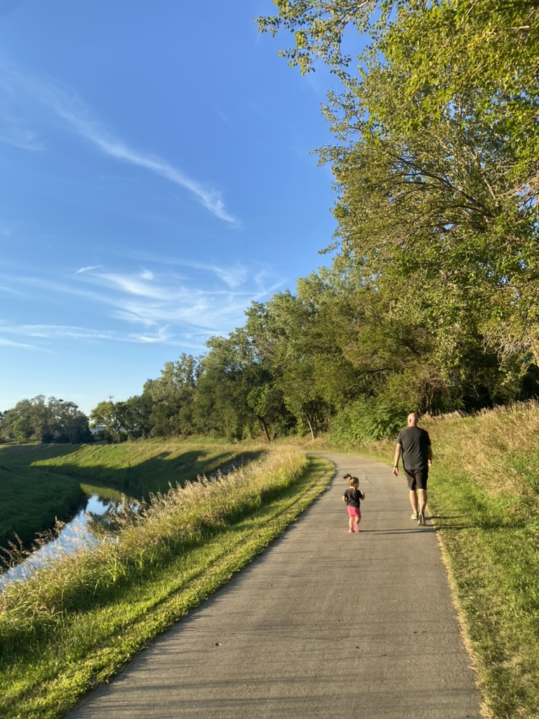 The Keystone Trail near Cass Street in Omaha, Nebraska
