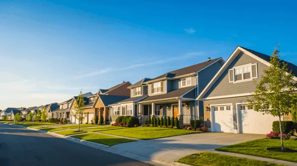 West Omaha two-story home with two-car garage and updated exterior