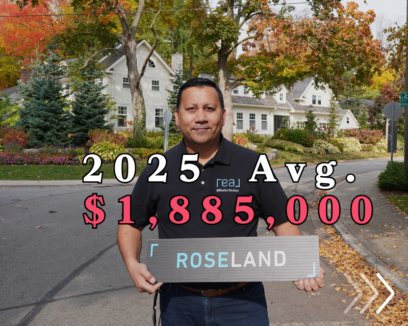 Roseland Burlington Average Home Prices 