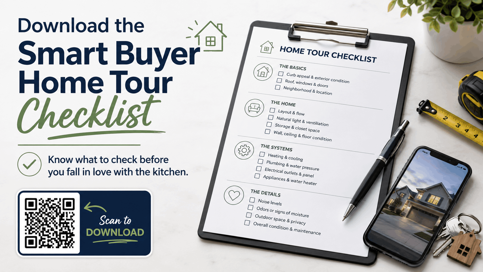 Home Tour Checklist 