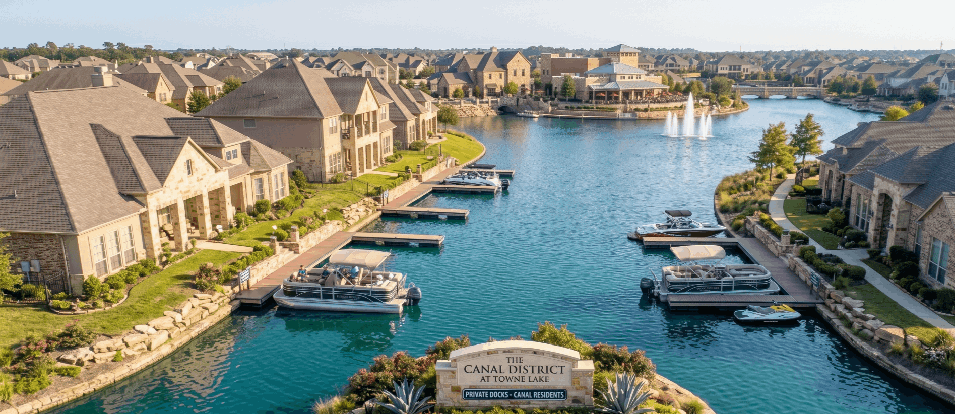 Best waterfront sections in Towne Lake Cypress TX