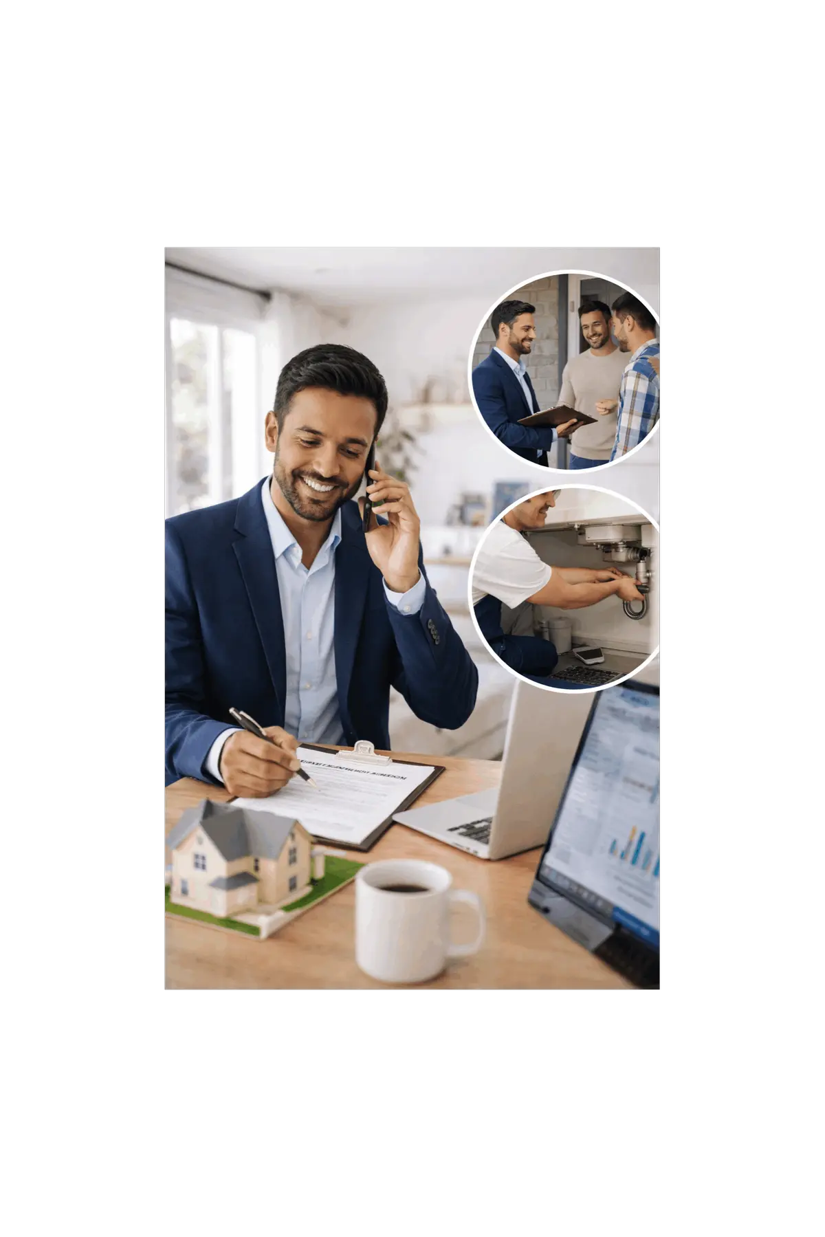 Business in a modern home office