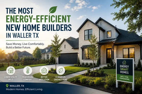 The Most Energy-Efficient New Home Builders in Waller TX (2026 Guide),Ez Houston Homes Realty