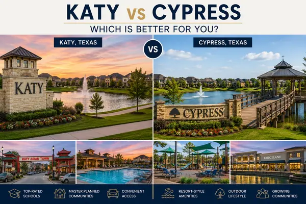 Katy vs Cypress TX: Which Houston Suburb Is Right for You?