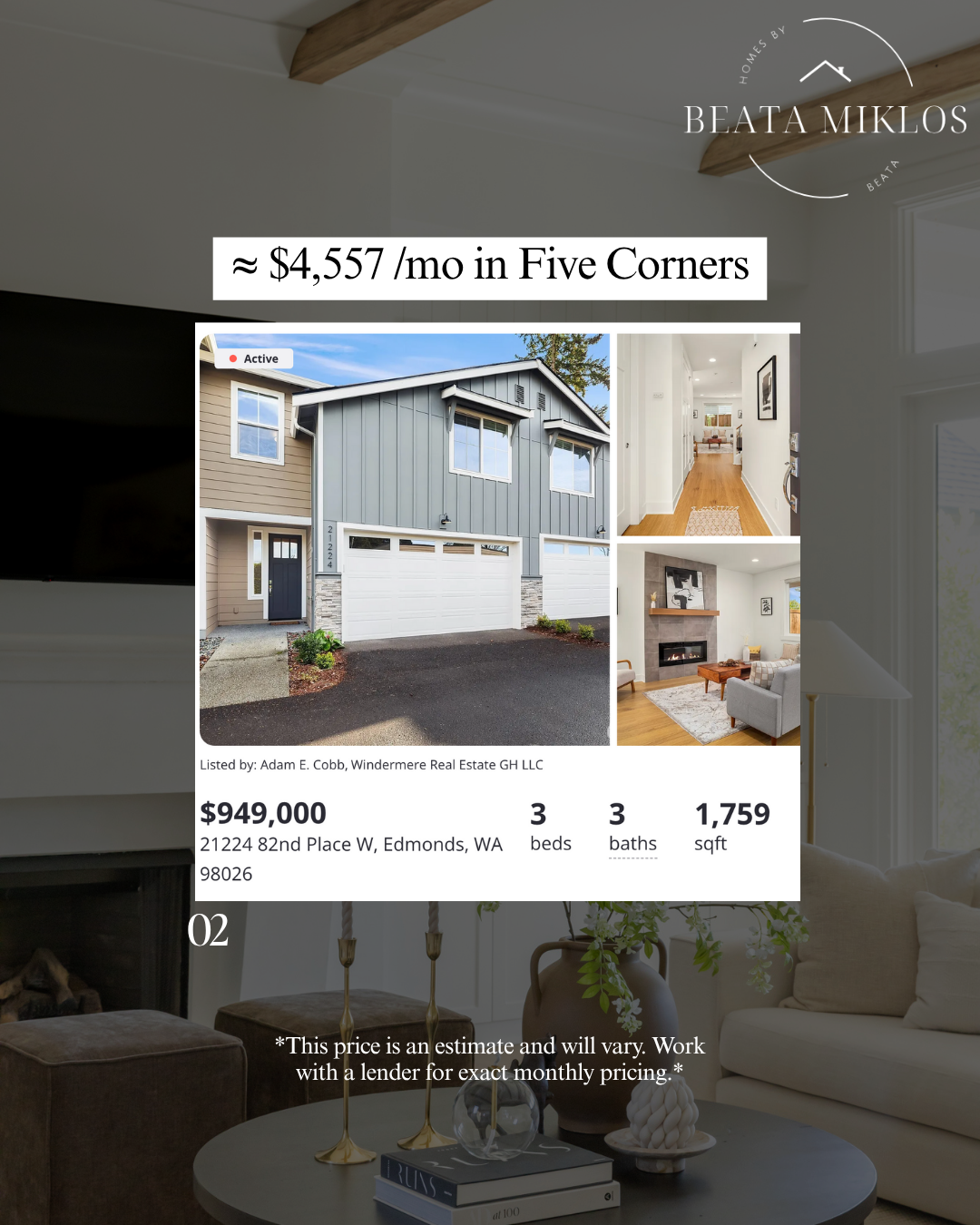 Homes By Beata Edmonds Home For Sale Beata Miklos