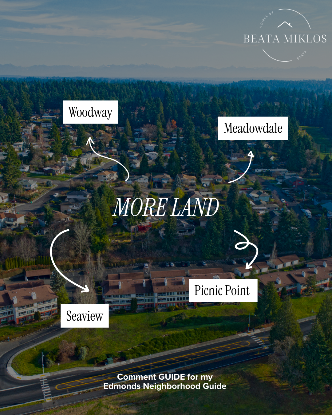 Edmonds Bowl neighborhood homes with more land and larger lots