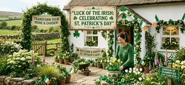 feature image of Luck of the Irish: Transforming Your Home &amp; Garden for St. Patrick’s Day 