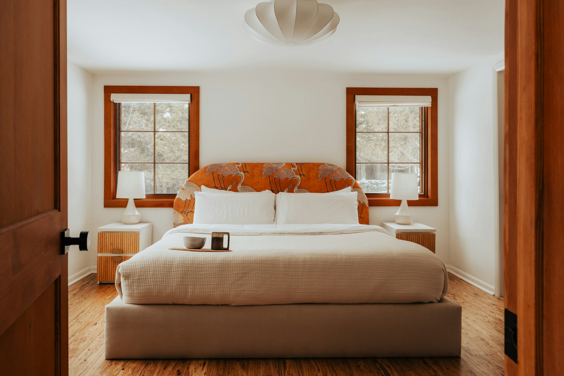 Earth tone bedroom