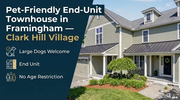 5 Clarks Hill Lane, Framingham: A Rare End-Unit Townhouse in Clark's Hill Village