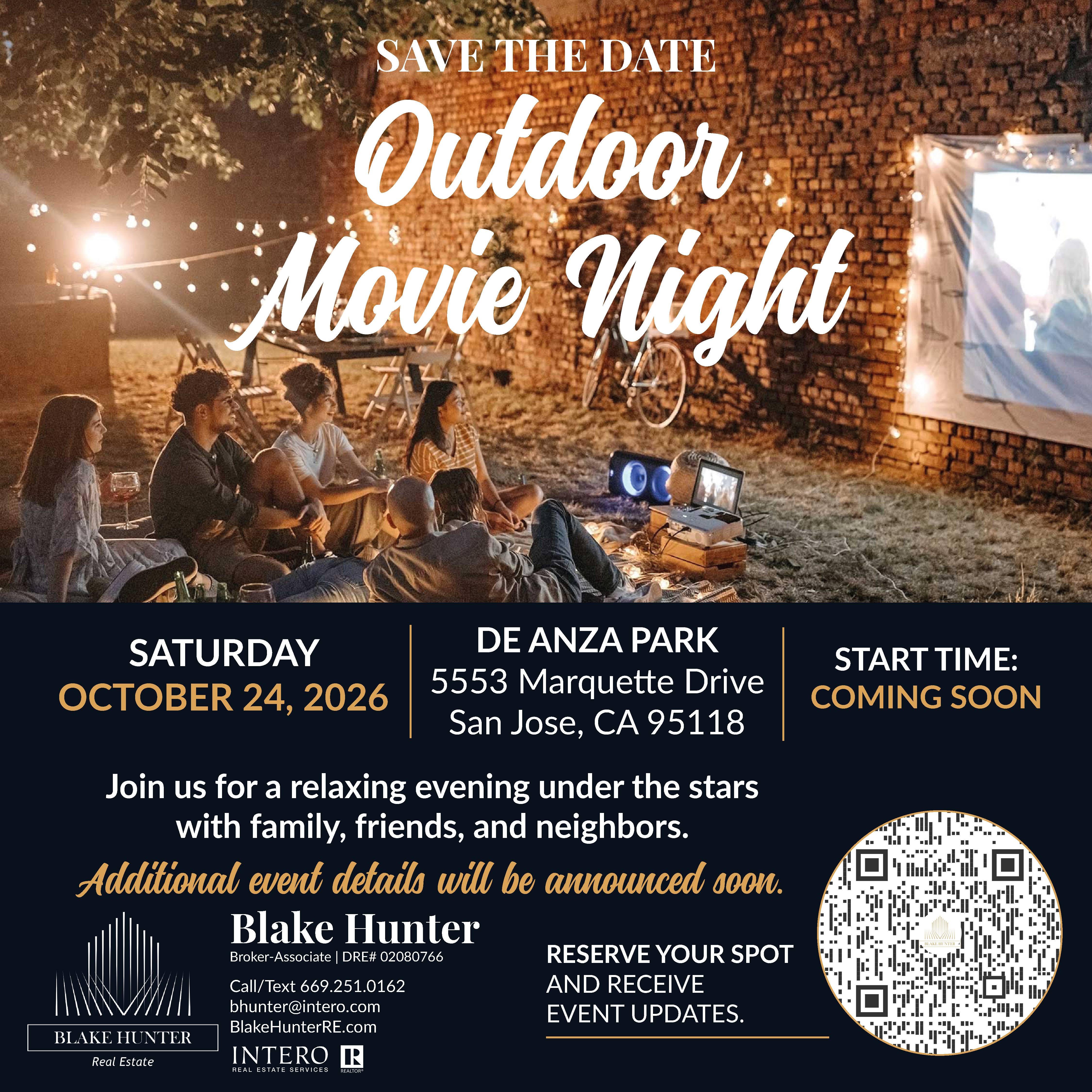 Outdoor Movie Night Header