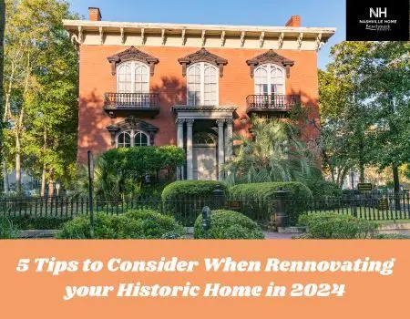 5 Tips to Consider When Rennovating your Historic Home in 2024,Jon Sexton