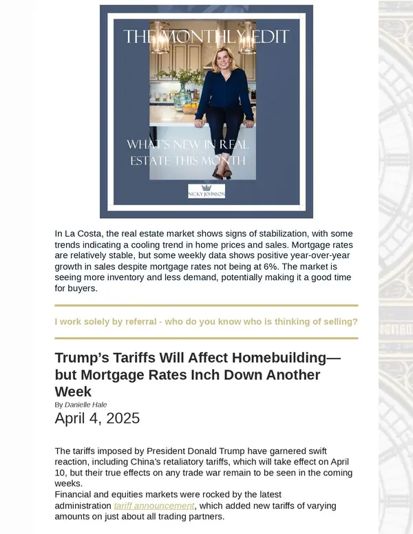 Nickys Newsletter April 2025,Nicky Johnson