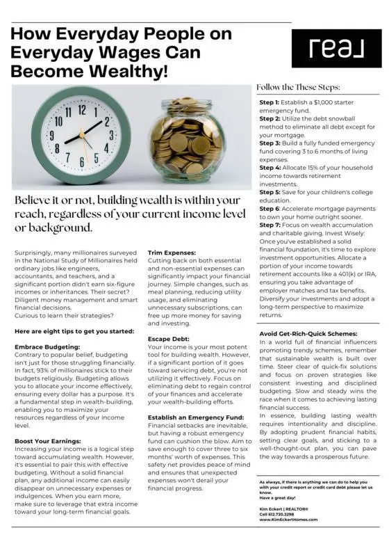 Believe it or not, building wealth is within your reach…,Kim Eckert