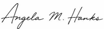 Angela M. Hanks Signature