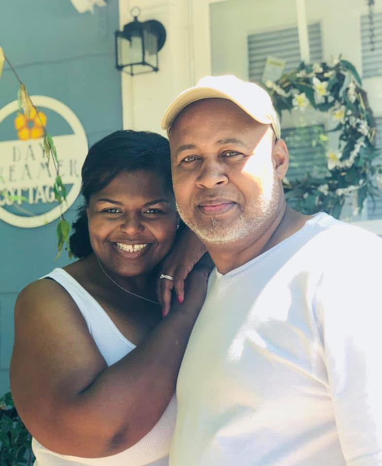 Angela and Clinton