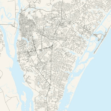 Wilmington NC Map