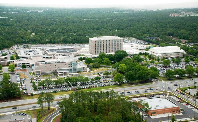 Medical Center Aerial View