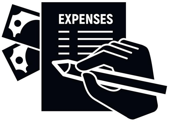 Expenses document icon
