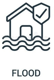 Flood insurance icon