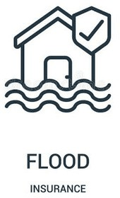 Flood insurance icon