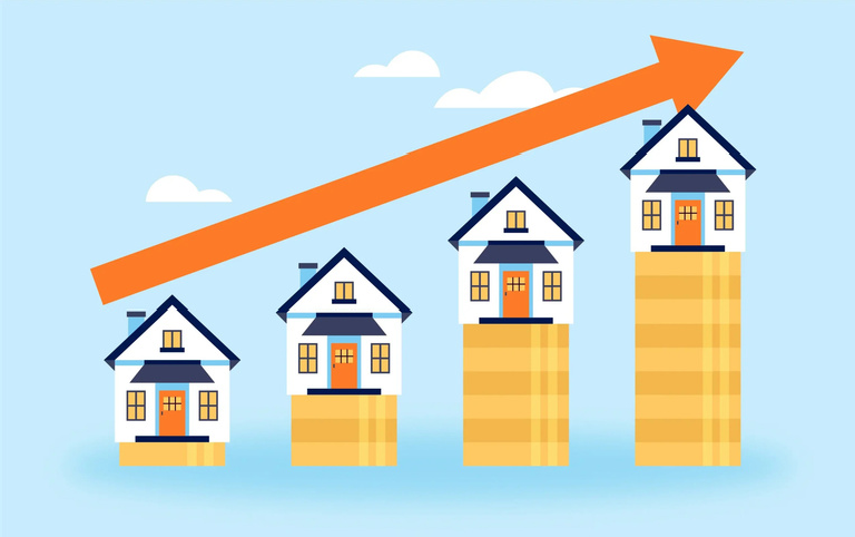 Housing market growth graph