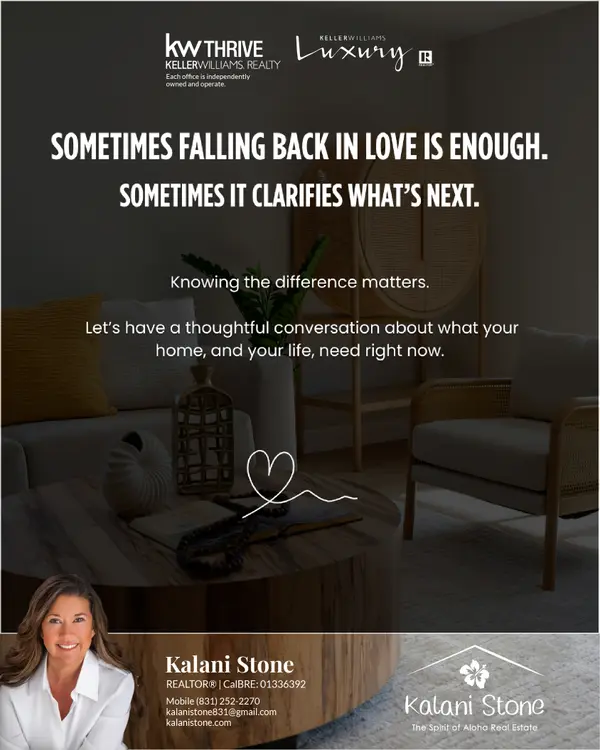 When Loving Your Home Brings Clarity About What’s Next,Kalani Stone
