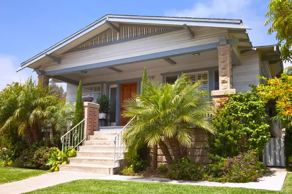 Traditional house with a green touch Point Loma California.