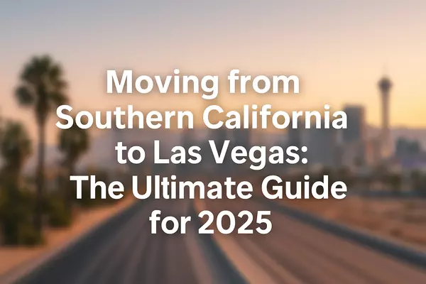 Moving from Southern California to Las Vegas: The Ultimate Guide for 2025
