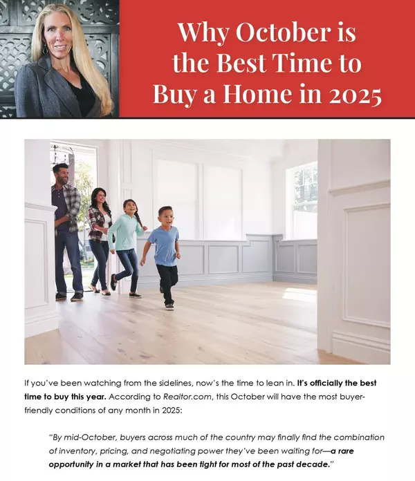 Why October Is the Best Time To Buy a Home in 2025